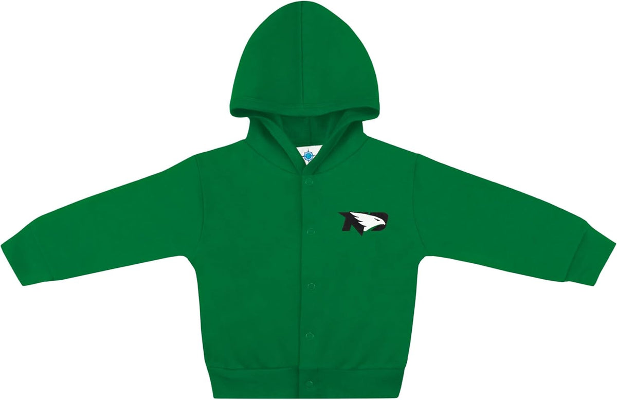Creative Knitwear College Baby Snap Hooded Jacket - Team Logo, Multiple Colors, for Boys & Girls