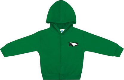 Creative Knitwear College Baby Snap Hooded Jacket - Team Logo, Multiple Colors, for Boys & Girls
