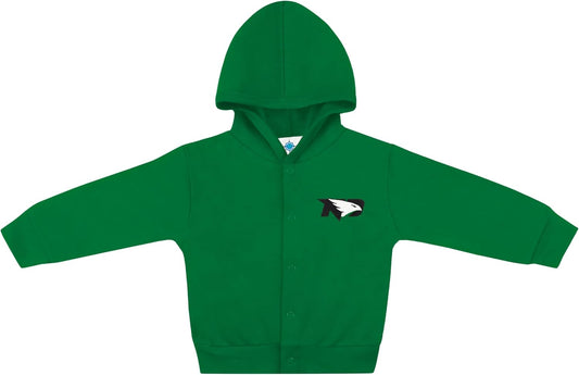 Creative Knitwear College Baby Snap Hooded Jacket - Team Logo, Multiple Colors, for Boys & Girls