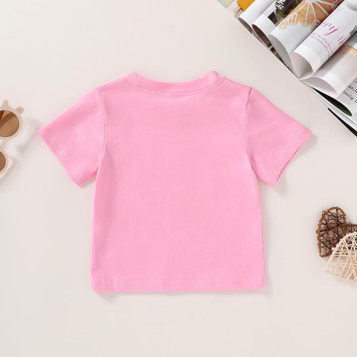 Happy Town Toddler Clothes Baby Boy Girl Smiley Face Shirt Short Sleeve T-Shirt Tee Summer Tops