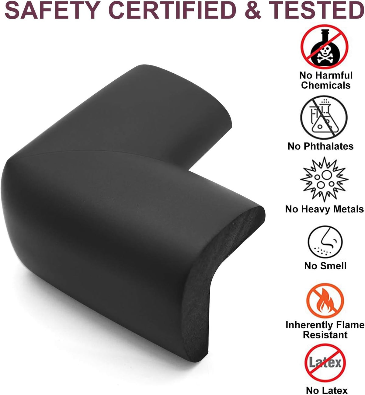 Baby Proofing Edge Corner Protector, 20.5 ft (18.1ft Edge + 8 Corners) Baby Proof Corner
