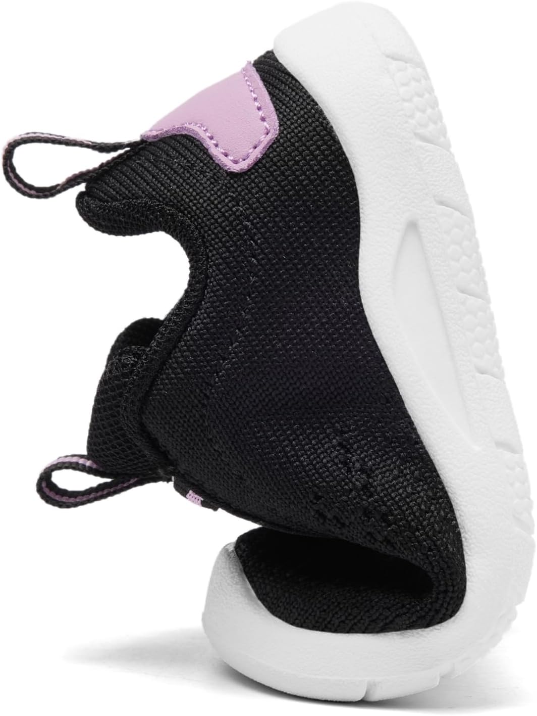 MORENDL Toddler Slip On Sneakers Baby Walking Shoes Non-Slip Breathable Unisex Pink Mesh Lace-Up