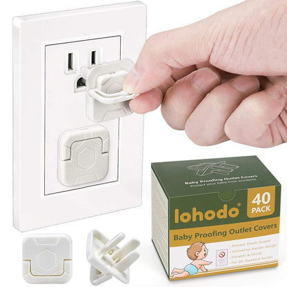 Outlet Covers Baby Proofing Socket Protectors Child Safety Plug Caps Difficult for Toddler to