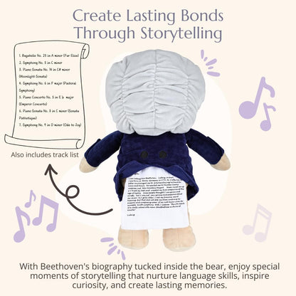 Ludwig Van Beethoven Virtuoso Bear – Plays 40 Mins of Classical Music, Educational & Soothing