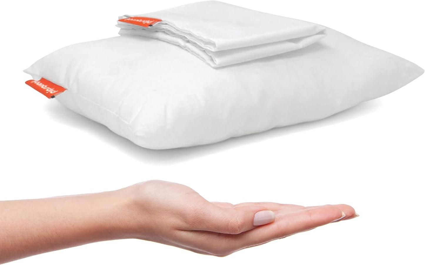 Pipsqueak Pillow - Small, Mini, Tiny - 11 x 7 in - Perfect for Travel, Cars, Airplanes, Camping