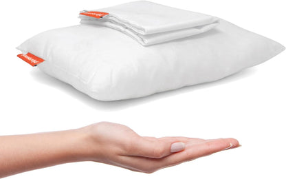 Pipsqueak Pillow - Small, Mini, Tiny - 11 x 7 in - Perfect for Travel, Cars, Airplanes, Camping