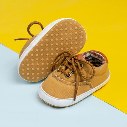 Morbido Infant Baby Boys Girls Canvas Sneaker Toddler Slip On Anti Skid Newborn First Walkers Candy