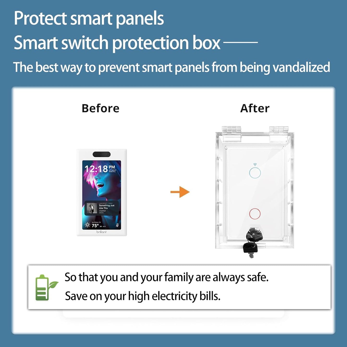 Switch Cover,Baby Proof Light Outlet Covers,Child Safety Switch Plate Guard,Wall Plug Box,Kids