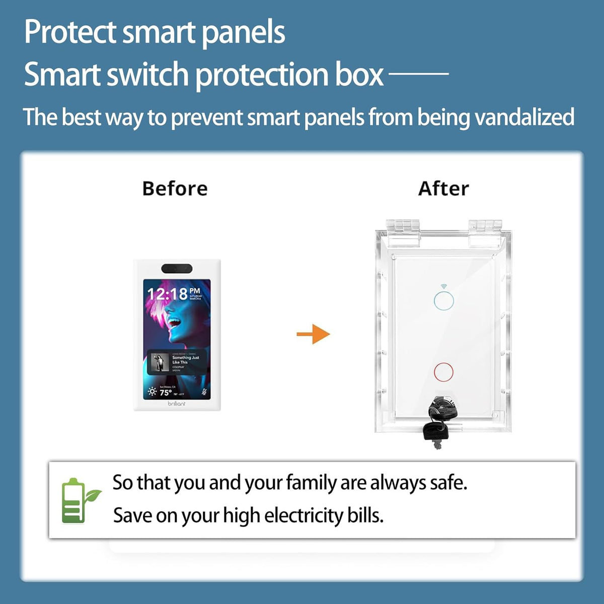Switch Cover,Baby Proof Light Outlet Covers,Child Safety Switch Plate Guard,Wall Plug Box,Kids