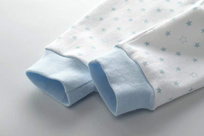 Unisex Newborn Baby Cotton 4-Pack Pants Embroidery Pringting Casual Leggings 0-24 Months for Boys