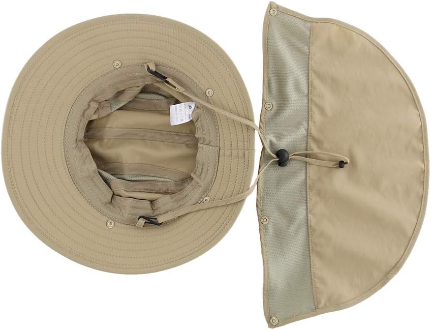 Home Prefer UPF 50+ Boys Sun Hat with Neck Flap Wide Brim Summer Beach Bucket Hat for Boys Girls