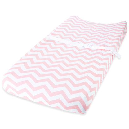 Cuddly Cubs Changing Pad Covers ??2 Pack ??Snuggly Soft Plush Cotton Changing Table Covers for Girl