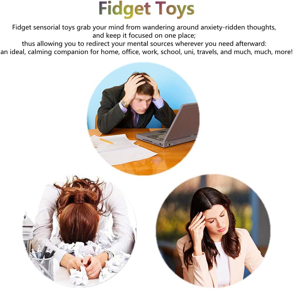 Infinity Cube Fidget Toys Aluminum Metal Stress Relief and Anti Anxiety Finger Flip Cubes Toys for