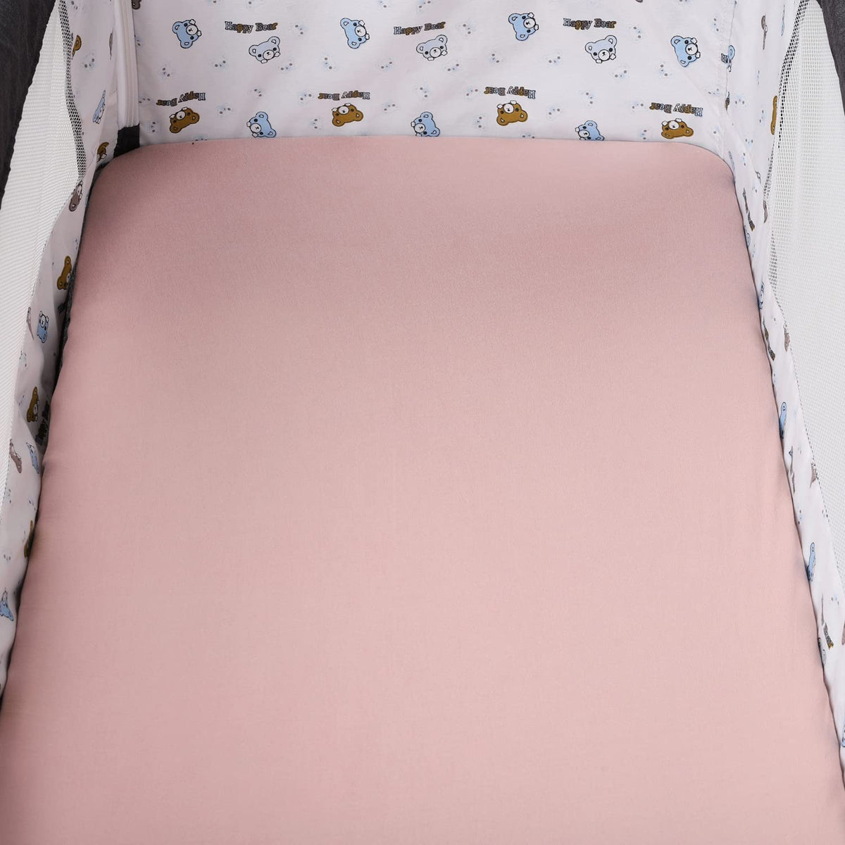 Pack n Play Sheet Stretchy Fitted Portable Mini Crib Sheets Set 3 Pack,Playard Sheets Convertible