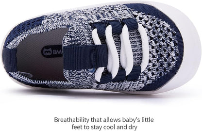 BMCiTYBM Baby Shoes Boy Girl Infant Sneakers Non-Slip First Walkers 6 9 12 18 24 Months