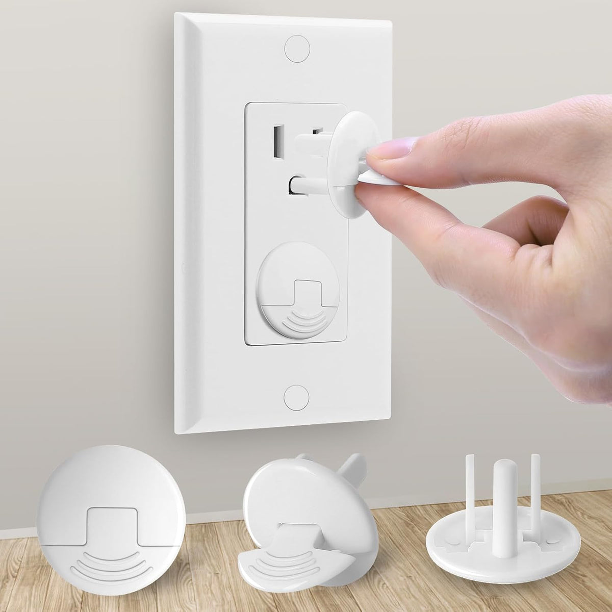 Outlet Covers Baby Proofing White - PRObebi 38 Pack Plug Covers for Electrical Outlets, Child Proof