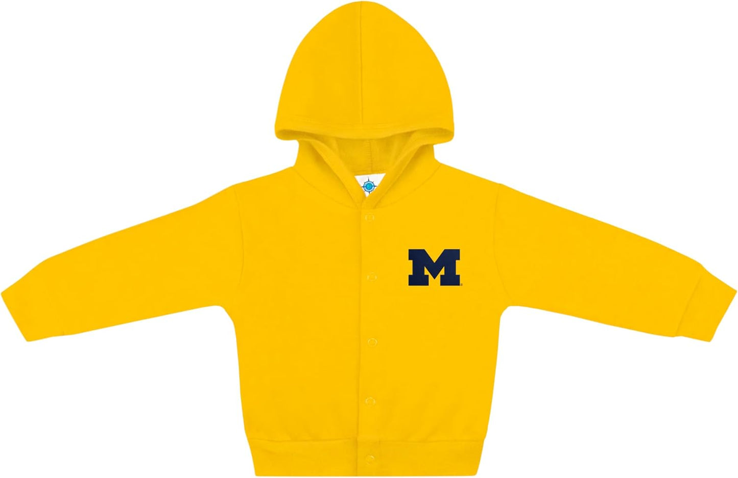 Creative Knitwear College Baby Snap Hooded Jacket - Team Logo, Multiple Colors, for Boys & Girls