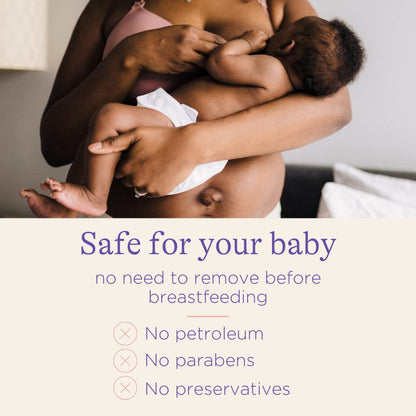 Lansinoh Organic Nipple Butter, Nipple Cream Safe for Breastfeeding Baby, Postpartum Essentials for