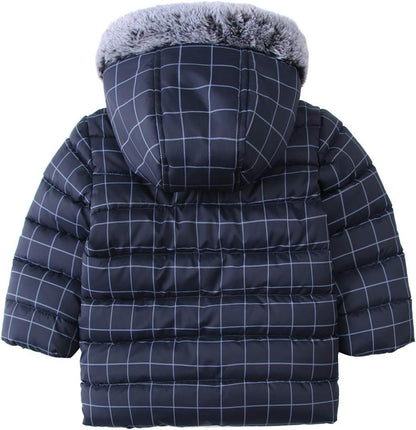 Rokka&Rolla Baby Boys' Water-Resistant Fleece Lined Puffer Jacket Winter Coat for Newborn Infant