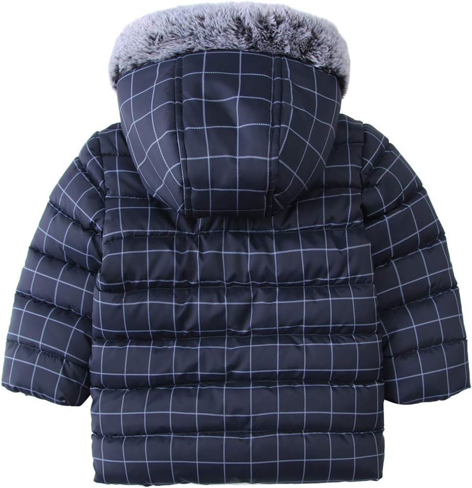Rokka&Rolla Baby Boys' Water-Resistant Fleece Lined Puffer Jacket Winter Coat for Newborn Infant