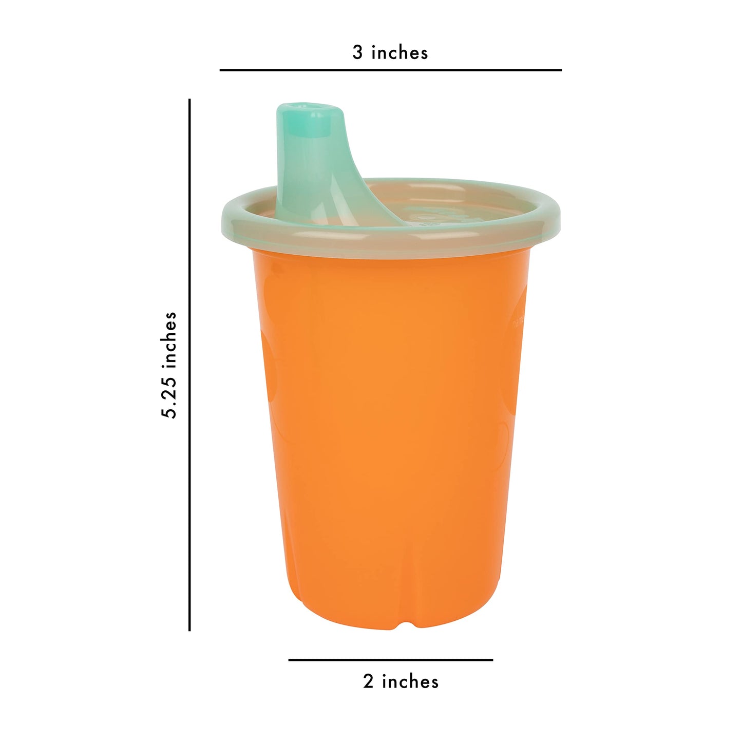The First Years Take & Toss Spill Proof Sippy Cups - Rainbow Party Pack - Reusable Toddler Cups