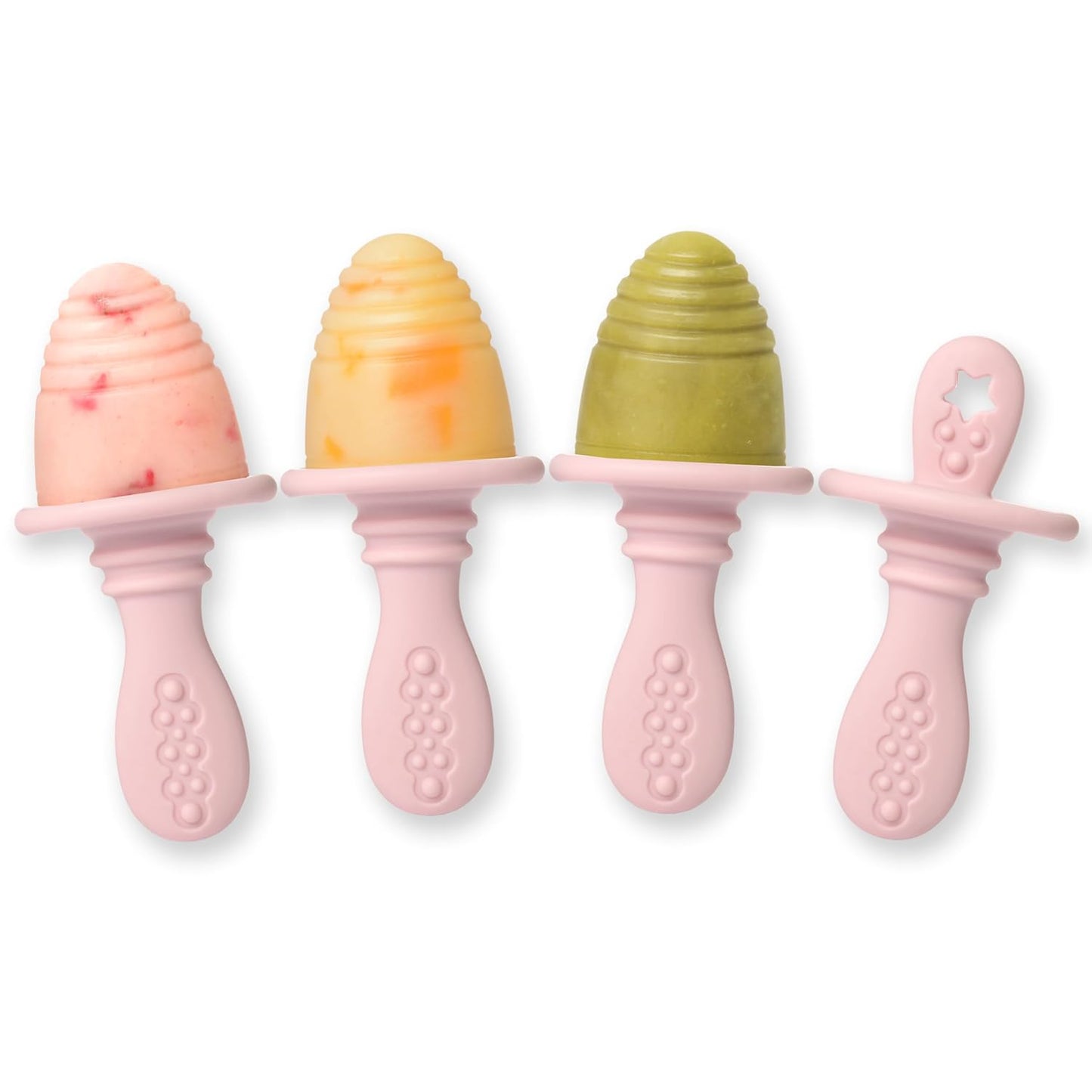 PrimaStella Silicone Petite Pops - Baby Popsicle Mold - BPA Free - Dishwasher Safe - 4 months+