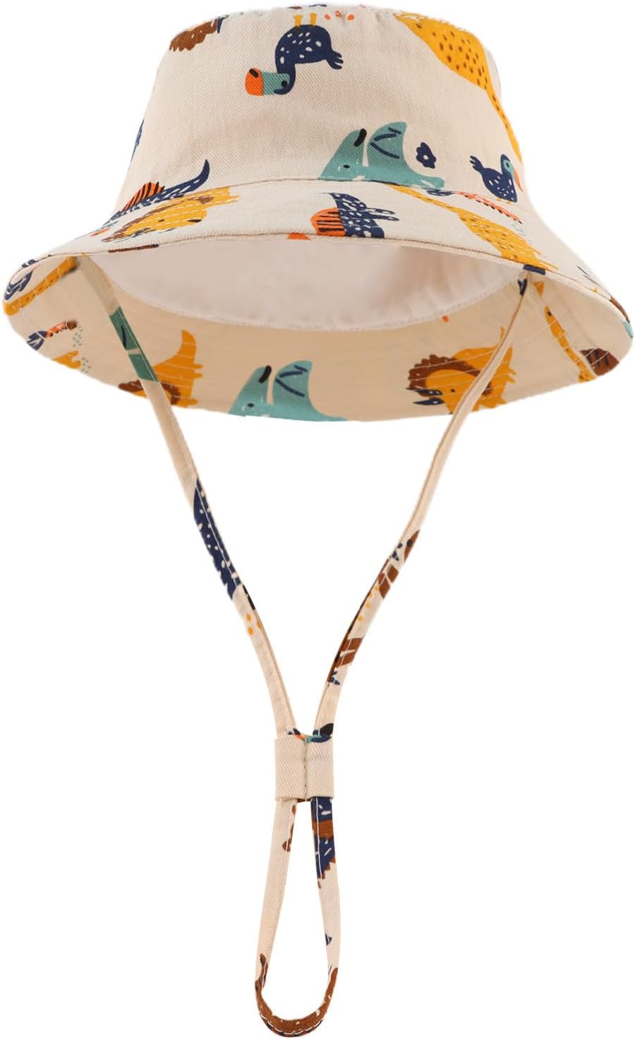 JANGANNSA Cotton Baby Sun Hat Infant Toddler Boys Girls Bucket Hats Summer Sun Protection Kids