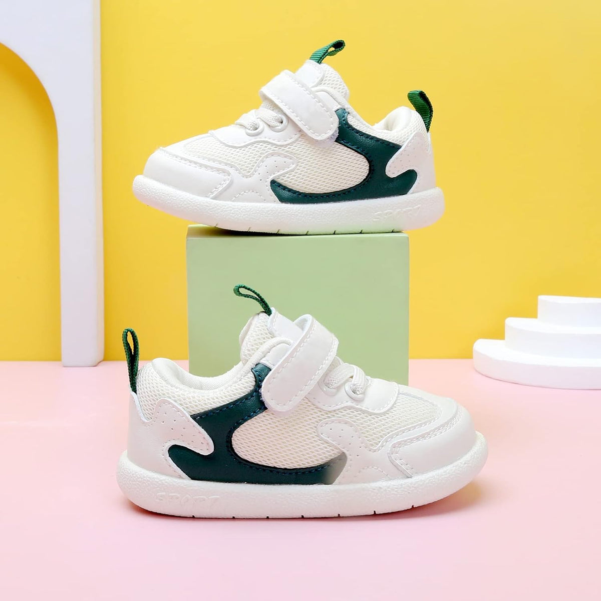 Baby Boy Girl Shoes Infant Non Slip Sneakers Breathable Lightweight Toddler First Walking Shoes 6