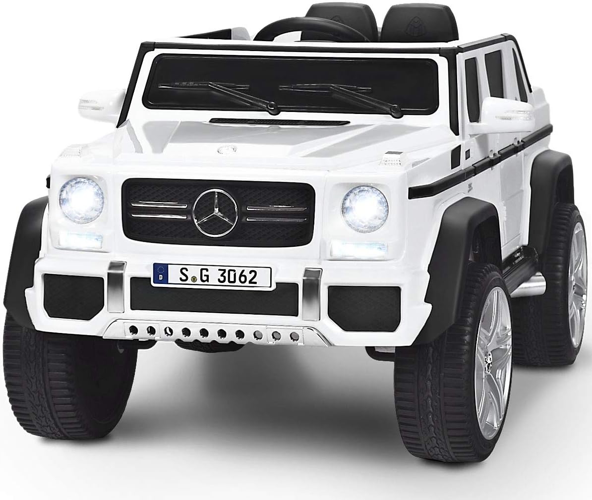 Costzon Ride on Car, Licensed Mercedes-Benz Maybach, 12V Battery Powered Vehicle Toy w/ 2 Motors