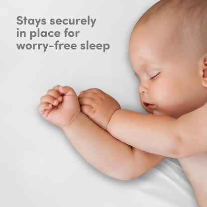 Sweety Fox 2-Pack Crib Sheets - Soft Cotton Jersey Fitted Sheets for Boys and Girls, Mini Crib