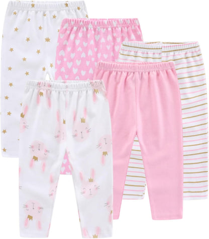 Newborn Layette Gift Set Bodysuits Pants for Baby Girl and Boy 24 Piece 100% Cotton Essentials and