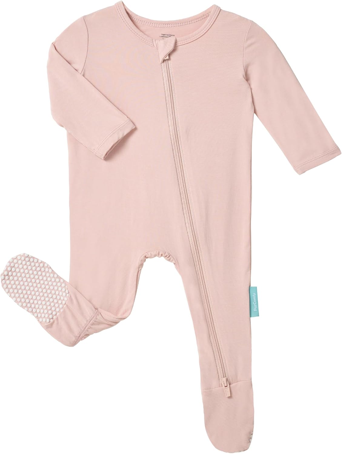 Baby Zipper Footie Pajamas, Supersoft Bamboo Rayon Baby Footed Pjs Boy Girl 0-3-6-9-18-24 Month