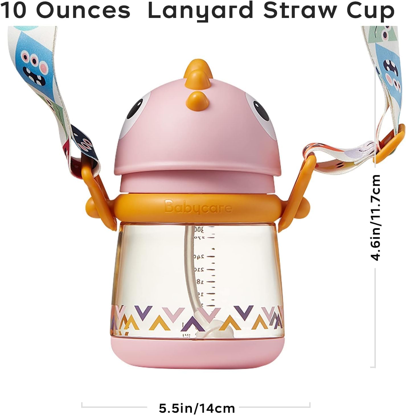 bc babycare Straw Sippy Cups for Toddler, No Spill Sippy Cups for Baby 1+ Year Old, Transition