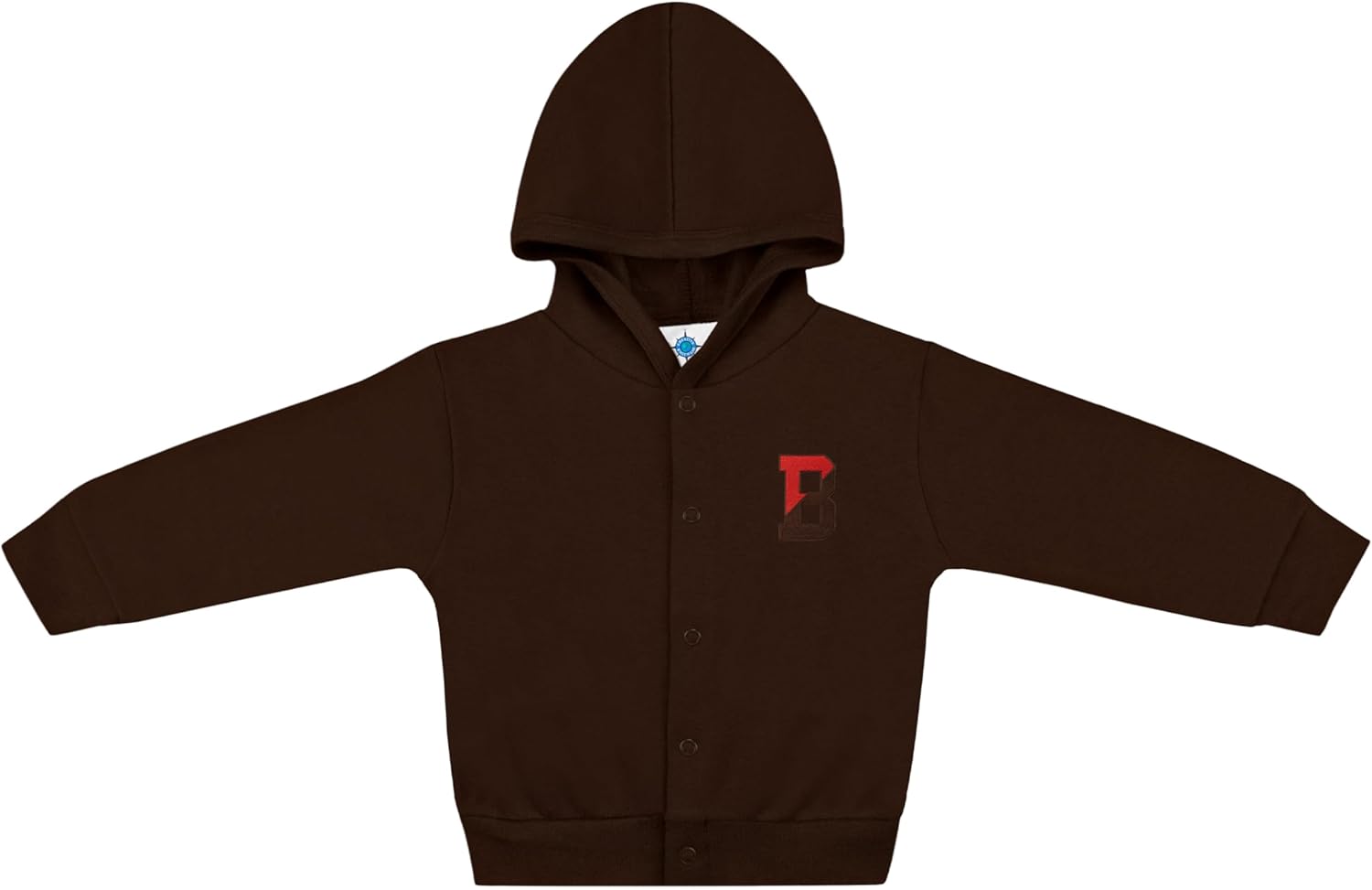 Creative Knitwear College Baby Snap Hooded Jacket - Team Logo, Multiple Colors, for Boys & Girls