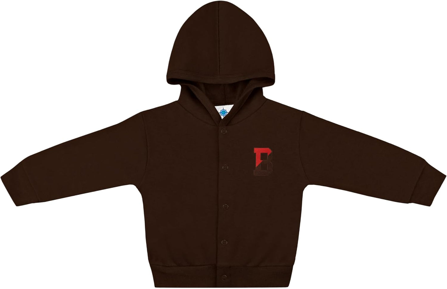 Creative Knitwear College Baby Snap Hooded Jacket - Team Logo, Multiple Colors, for Boys & Girls