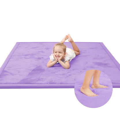 Baby Play Mat for Floor,1.3" Thick Memory foam Tummy Time Mat for