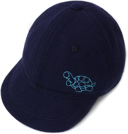 Keepersheep Baby Baseball Cap Infant Sun Hat, Cotton Knit with Soft Brim, Adjustable Soft Newborn
