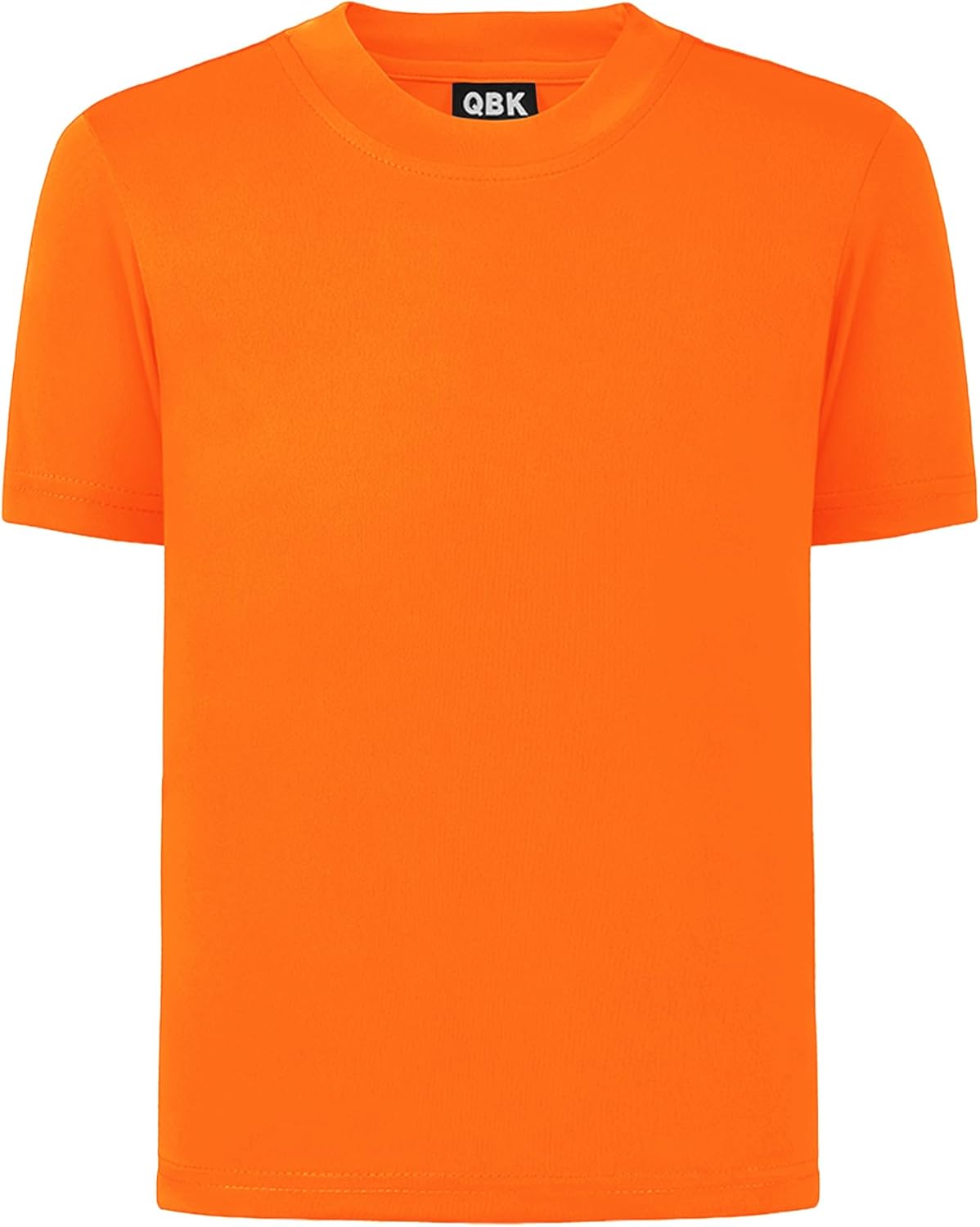QBK 2T to Youth Neon Shirt Kids UPF 50+ Dry Fit Athletic Short Sleeve Rash Guard T Shirts for Boys