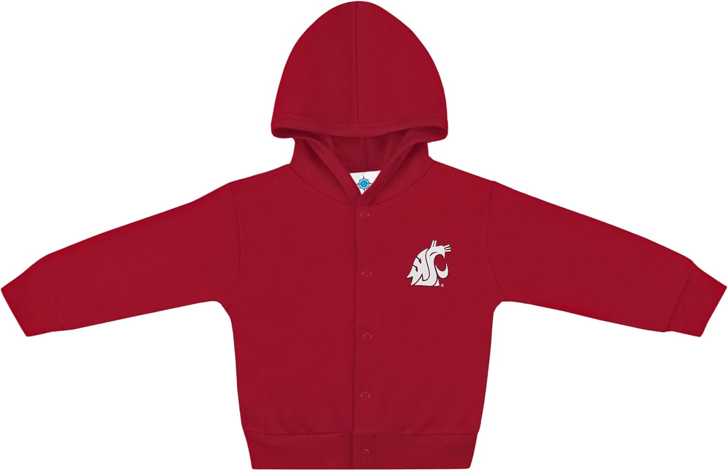 Creative Knitwear College Baby Snap Hooded Jacket - Team Logo, Multiple Colors, for Boys & Girls