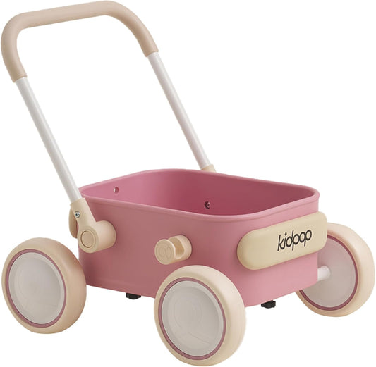 PULA Baby Push Walker with Wheels Toddler Wagon for First Learner Baby Toys 6-12 Months, 1 Year Old