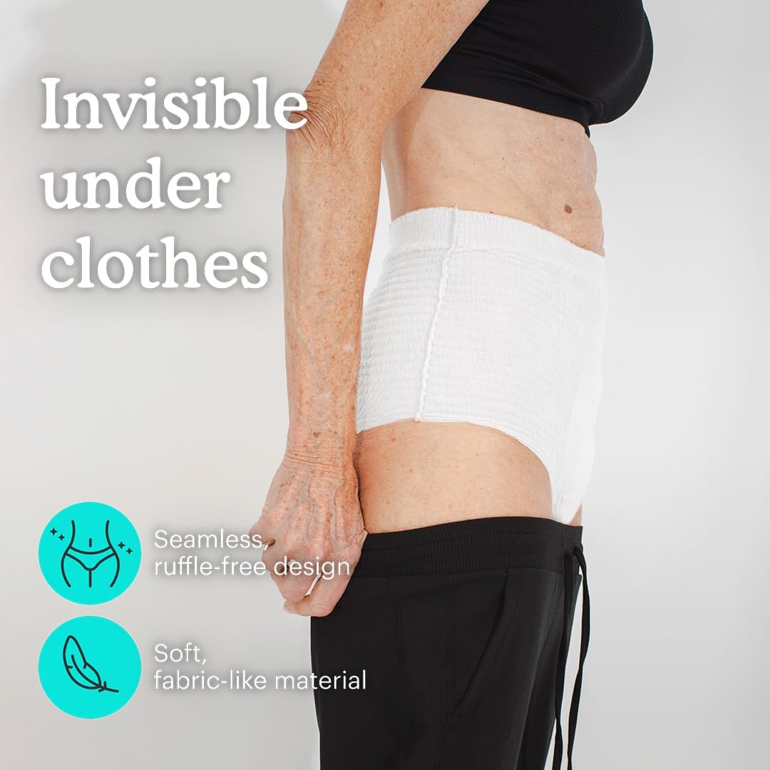 Because Adult Incontinence Underwear for Sensitive Skin - Women - Premium Overnight Disposable