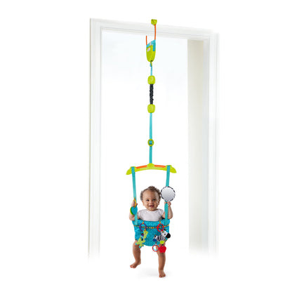 Bright Starts Bounce 'n Spring Deluxe Door Jumper for Baby with Adjustable Strap, 6 Months and Up