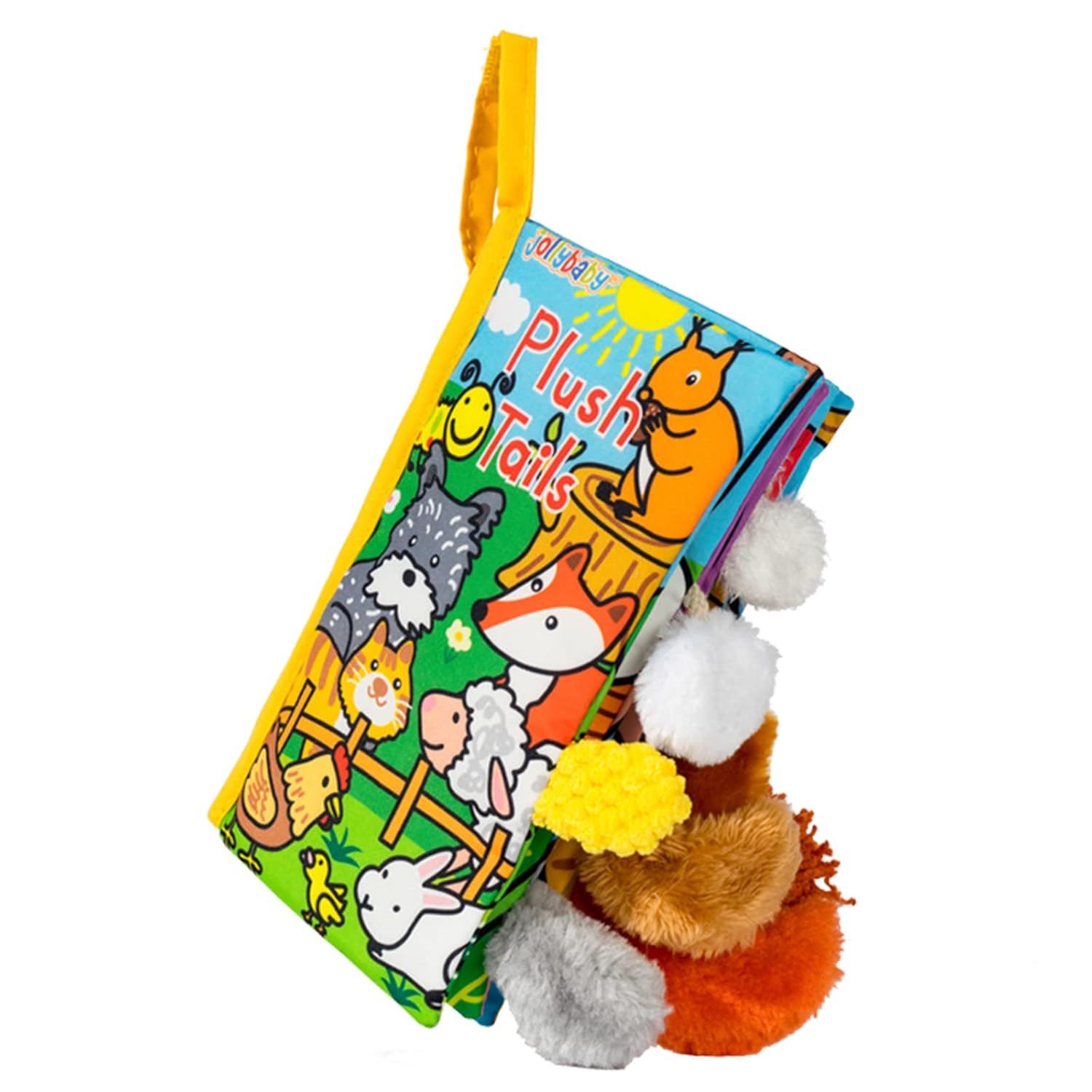 Jollybaby Baby Cloth Books, Touch & Feel Crinkle Soft Books, for Infants Babies, Toddler Early