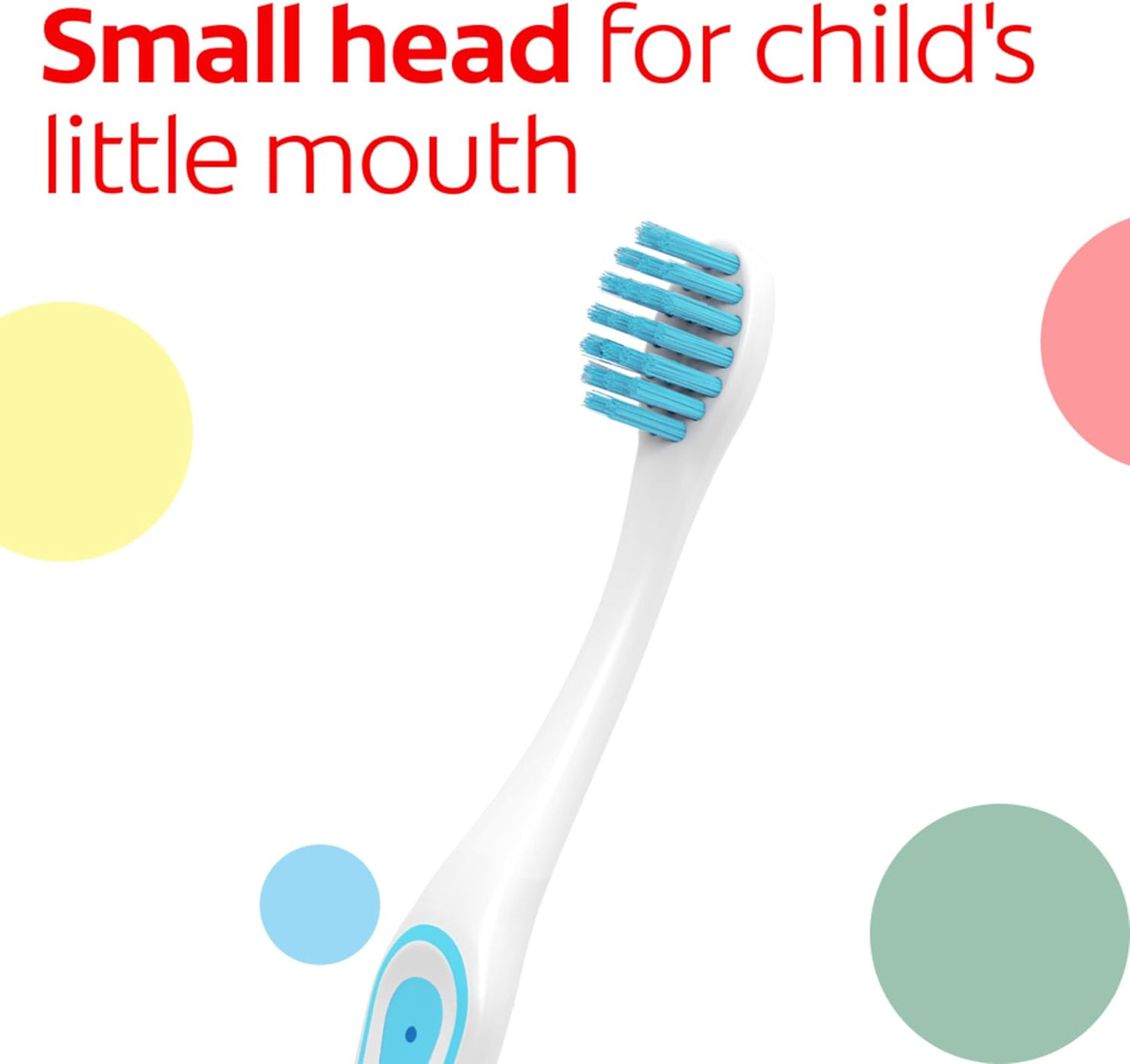 Colgate My First Baby and Toddler Toothbrush, Extra Soft Infant Training Toothbrush, Ages 0-2, 6