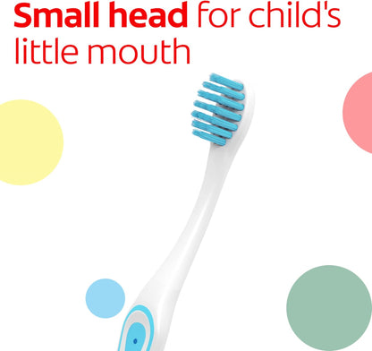Colgate My First Baby and Toddler Toothbrush, Extra Soft Infant Training Toothbrush, Ages 0-2, 6