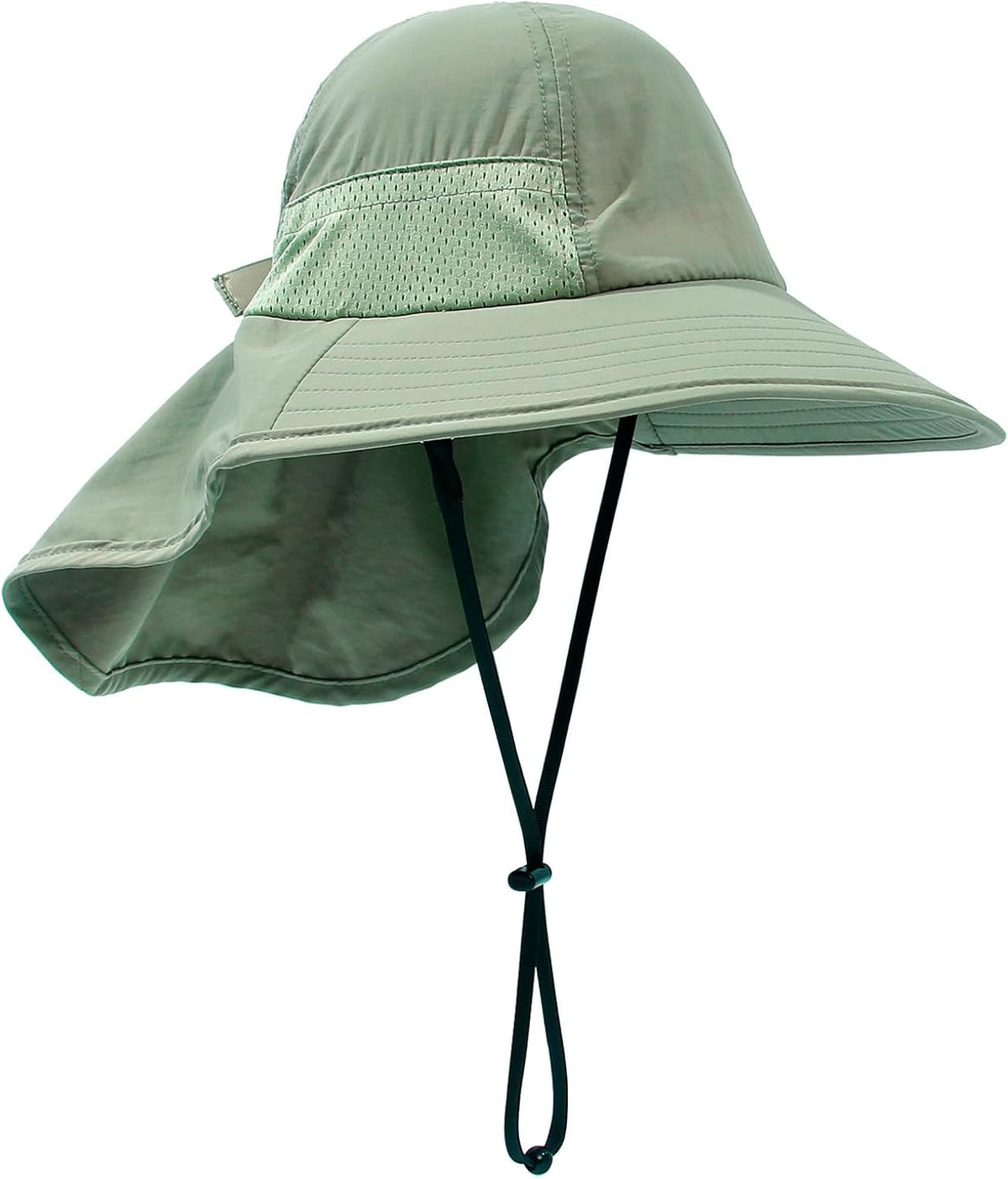 CHUNG Baby Sun Protection Hat Summer Toddler Adjustable UPF 50+ Wide Brim Neck Flap Beach Caps Boys