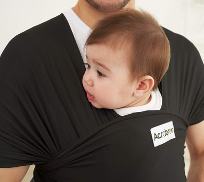 Acrabros Baby Wrap Carrier,Hands Free Baby Carrier Sling,Lightweight,Breathable,Softness,Perfect