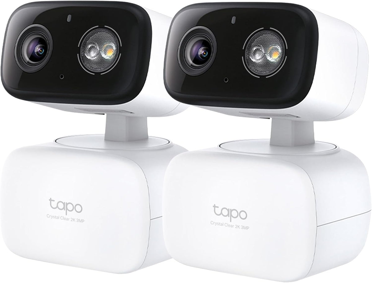 Tapo 2K 3MP Pan/Tilt Indoor/Outdoor Security Camera - Free Person/Baby Cry Detect & Motion Track