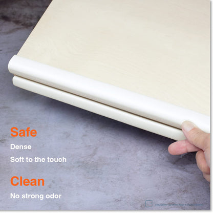 Roving Cove Slim-Fit Edge Protector for Baby Proofing (9ft Small Edge Only), Soft Rubber Foam