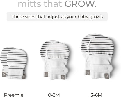 goumikids Viscose Made from Bamboo Cotton Anti-Scratch Soft Stay-On Mitts